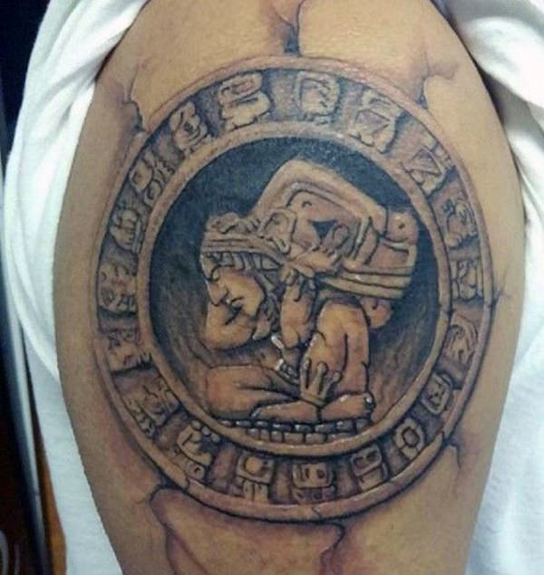 tatuaz aztecki 213