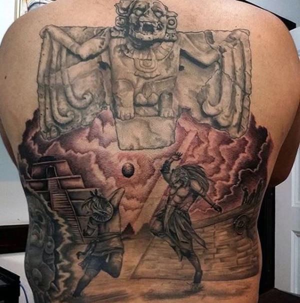 tatuaz aztecki 215