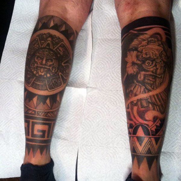 tatuaz aztecki 218