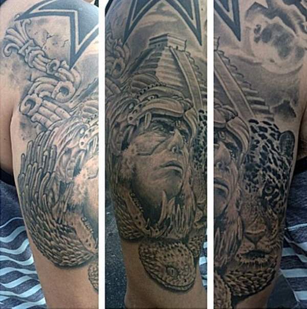tatuaz aztecki 221
