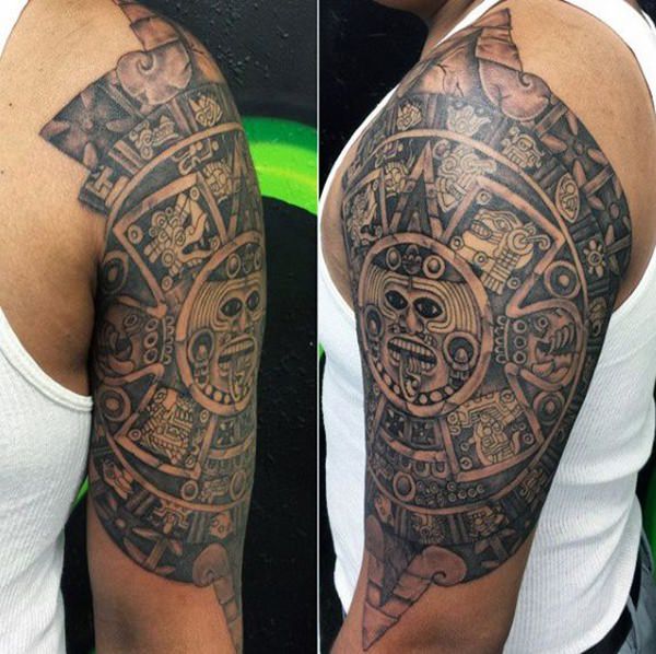 tatuaz aztecki 236