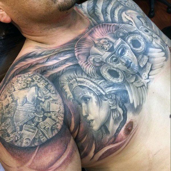 tatuaz aztecki 240