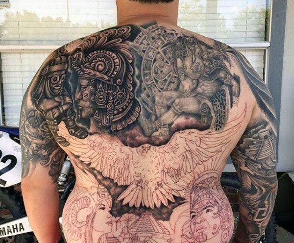 tatuaz aztecki 241