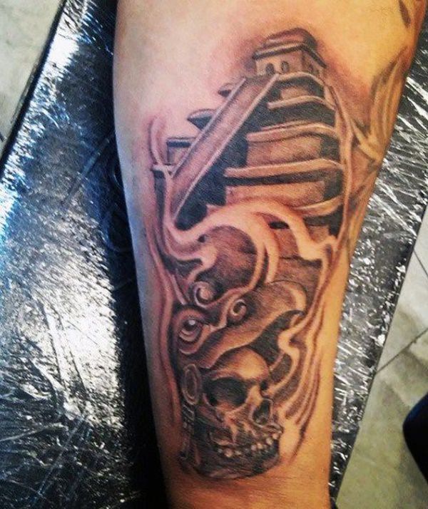tatuaz aztecki 243
