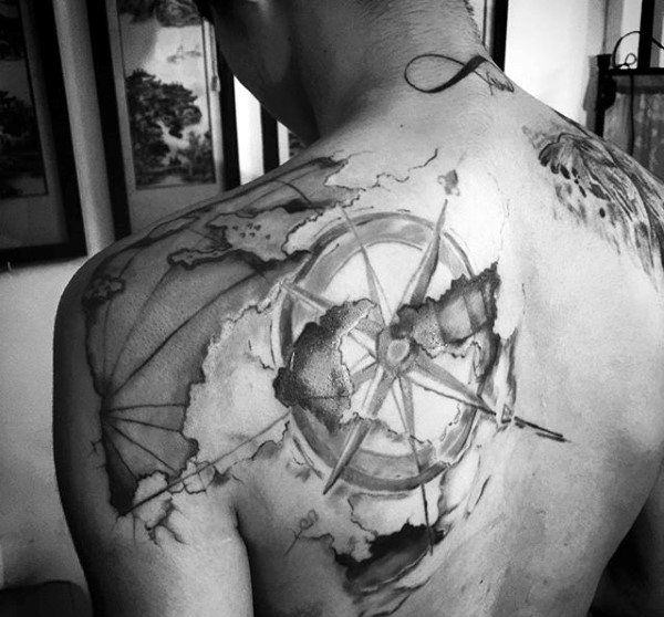 tatuaz kompas 148
