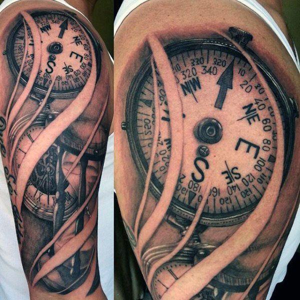 tatuaz kompas 152