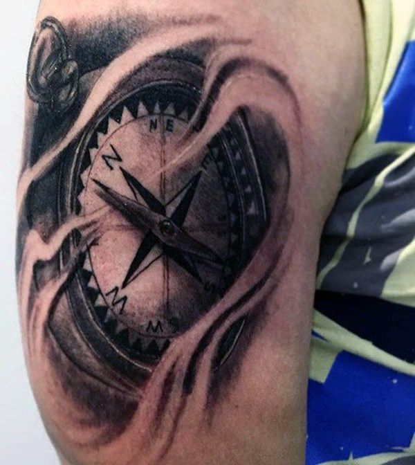 tatuaz kompas 158