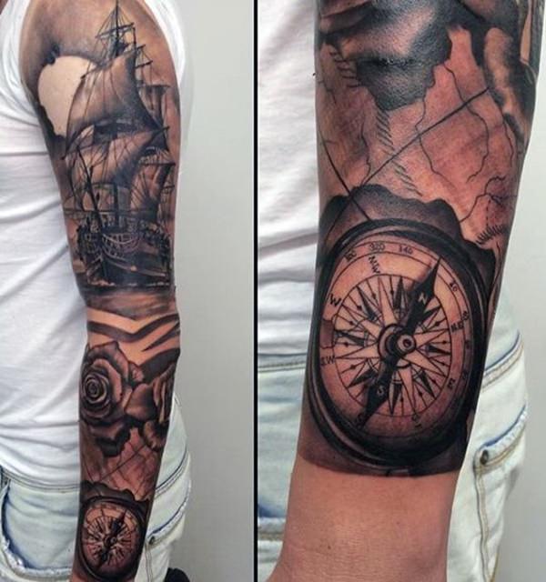 tatuaz kompas 171