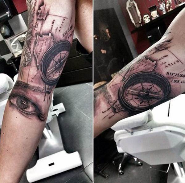 tatuaz kompas 182