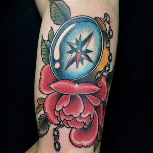 tatuaz kompas 196