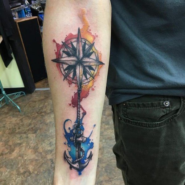 tatuaz kompas 217