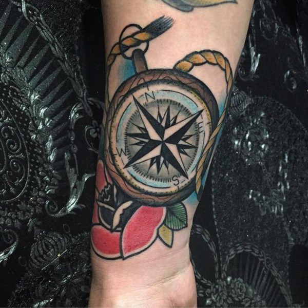 tatuaz kompas 219