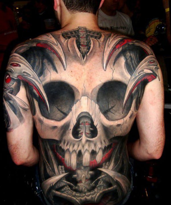 tatuaz czaszki 173