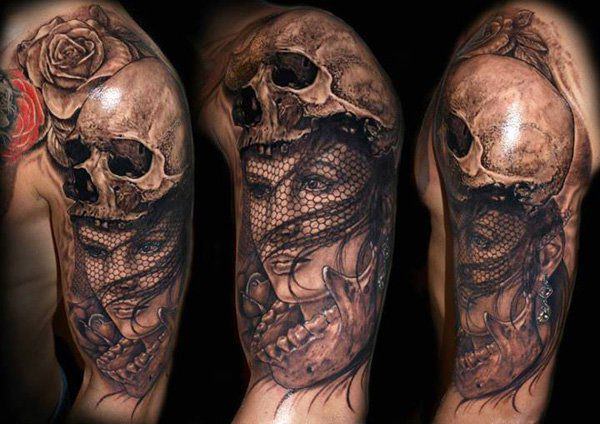 tatuaz czaszki 252