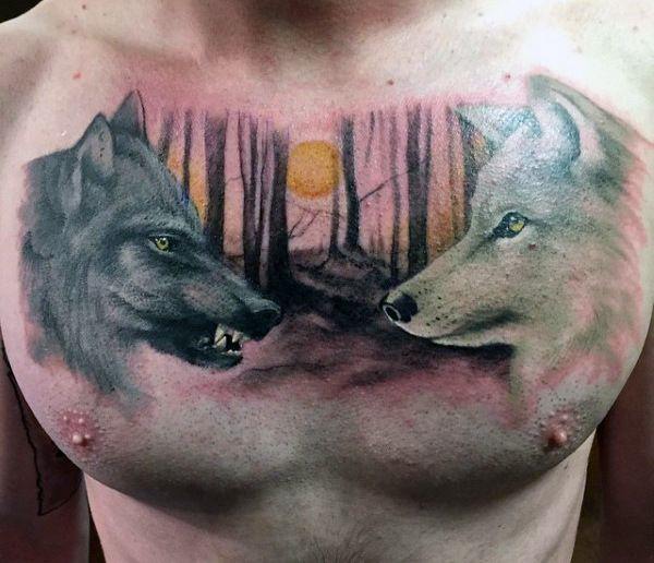 100 tatuaży z wilkiem: wzory i znaczenie