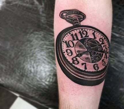 tatuaz zegar 169