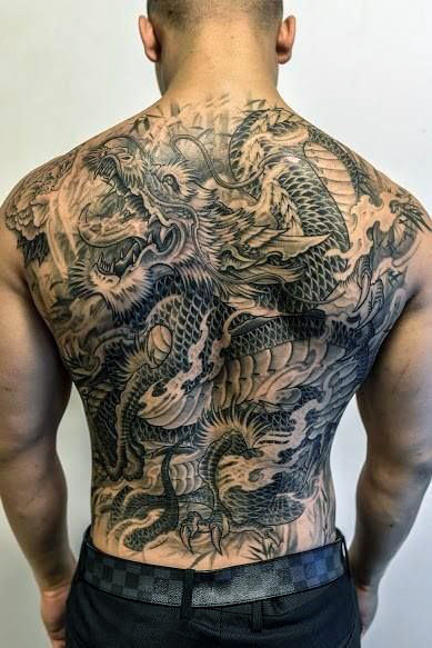 tatuaz smok 498