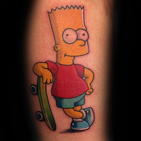 tatuaz Bart Simpsons 13