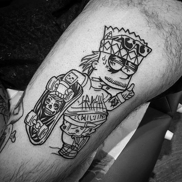 tatuaz Bart Simpsons 21