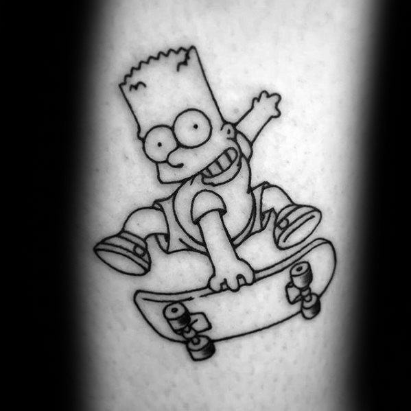 tatuaz Bart Simpsons 37