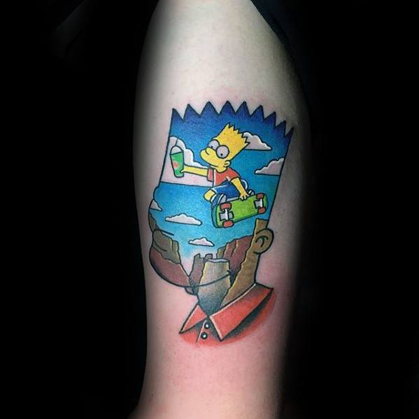 tatuaz Bart Simpsons 39