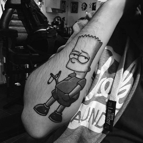 tatuaz Bart Simpsons 45