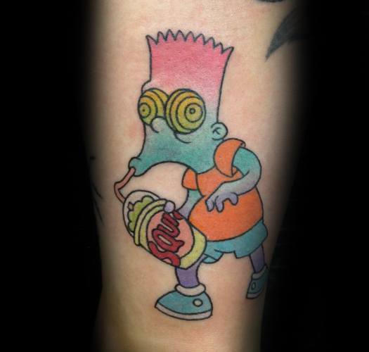 tatuaz Bart Simpsons 69
