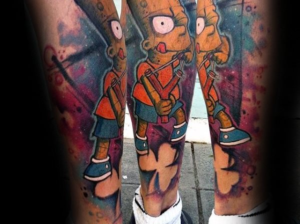 tatuaz Bart Simpsons 75