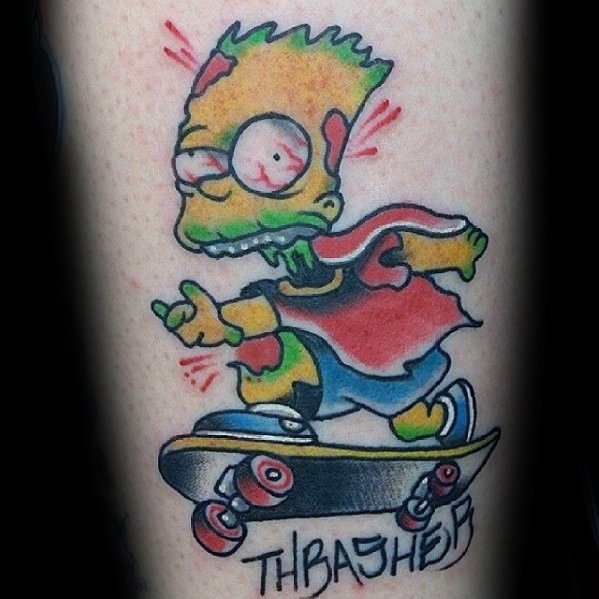 tatuaz Bart Simpsons 79