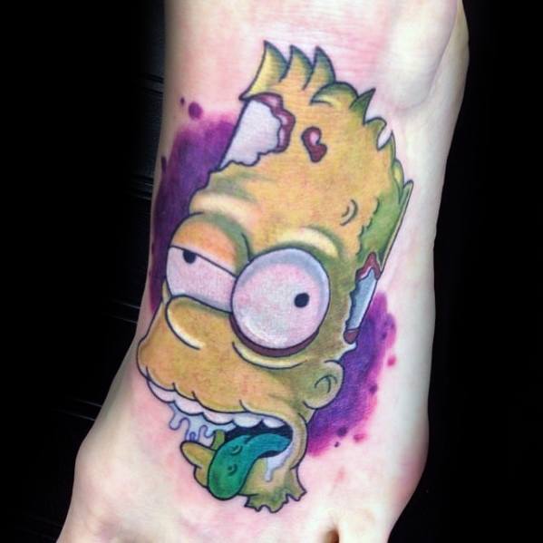 tatuaz Bart Simpsons 85