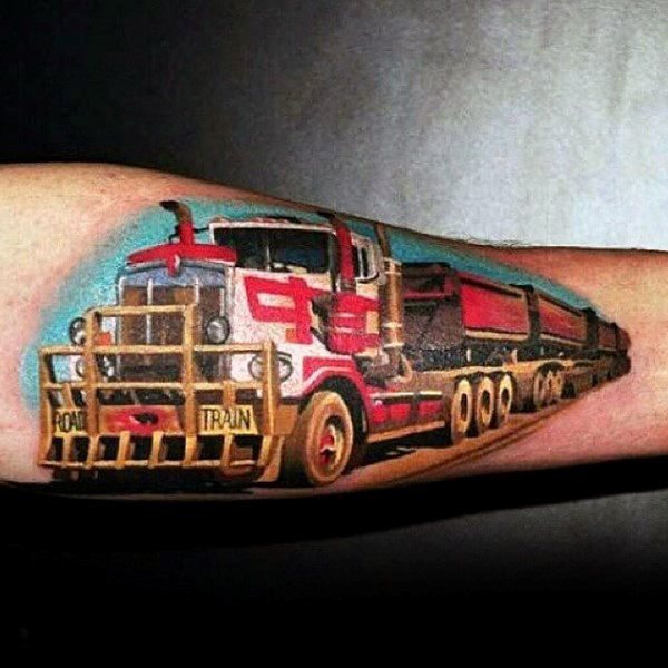 tatuaz ciezarowka 09