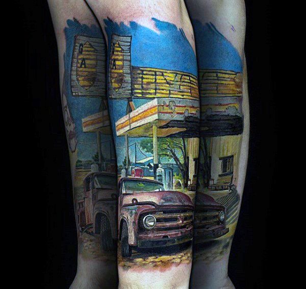 tatuaz ciezarowka 93