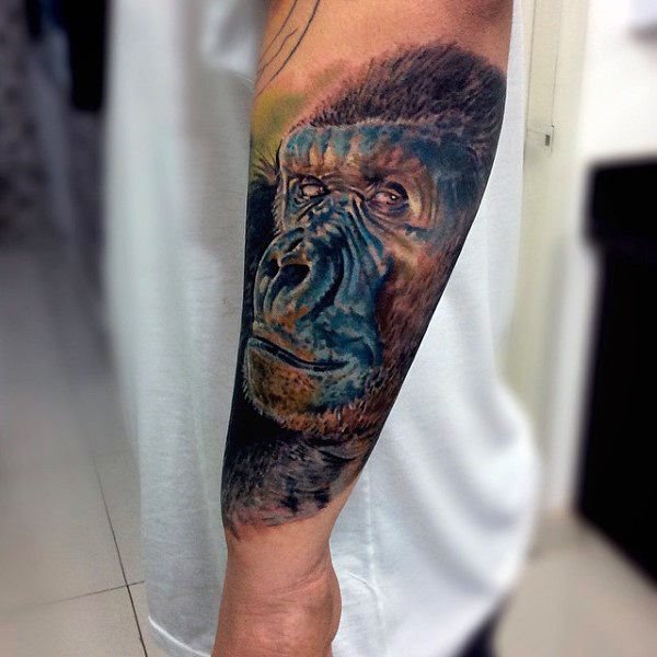 tatuaz goryl 151