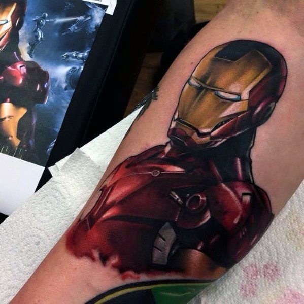 120 tatuaży z Iron Manem