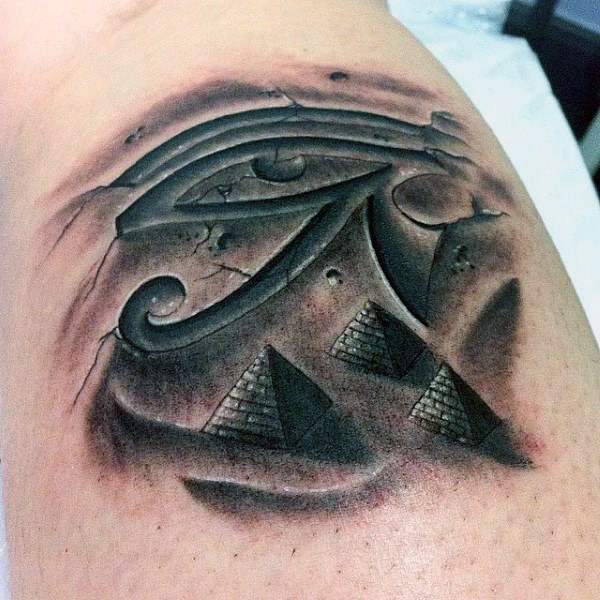 tatuaz piramida egipska 51