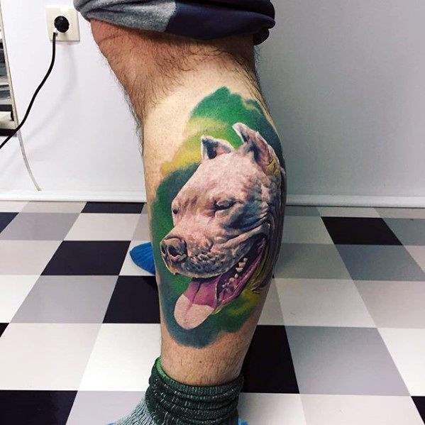 61 tatuaży z pitbullami (ze znaczeniem)
