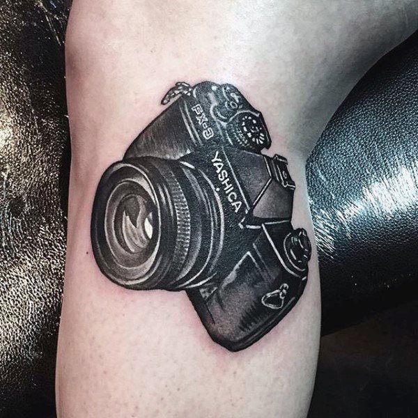 tatuaz aparat fotograficzny 107