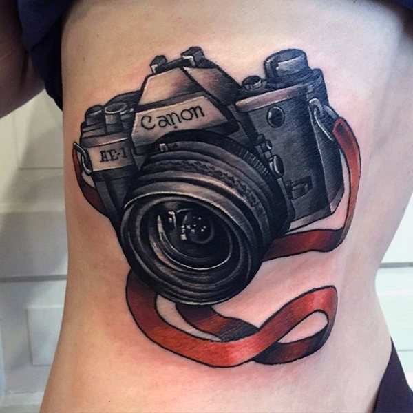 tatuaz aparat fotograficzny 141