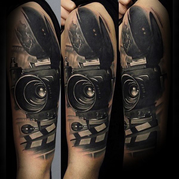 tatuaz aparat fotograficzny 39
