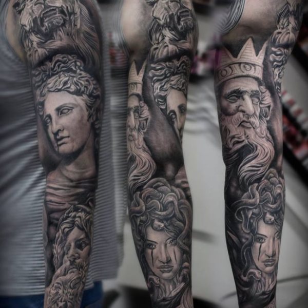 tatuaz grecki 333