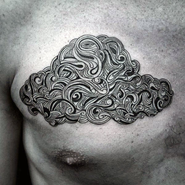 tatuaz chmura 11