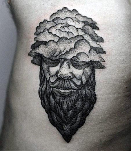 tatuaz chmura 65