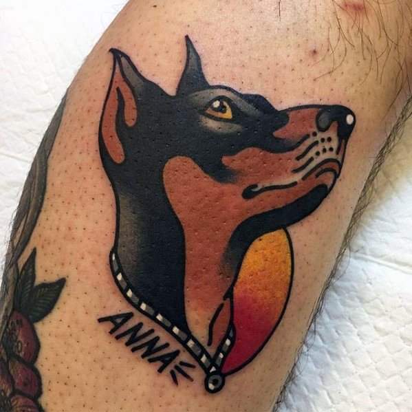 tatuaz doberman 29