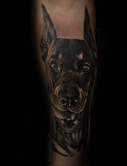 tatuaz doberman 55