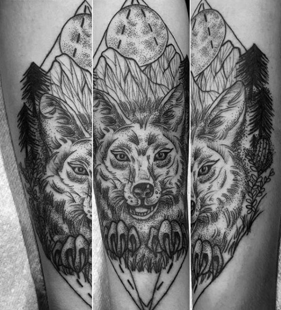 tatuaz kojot 83
