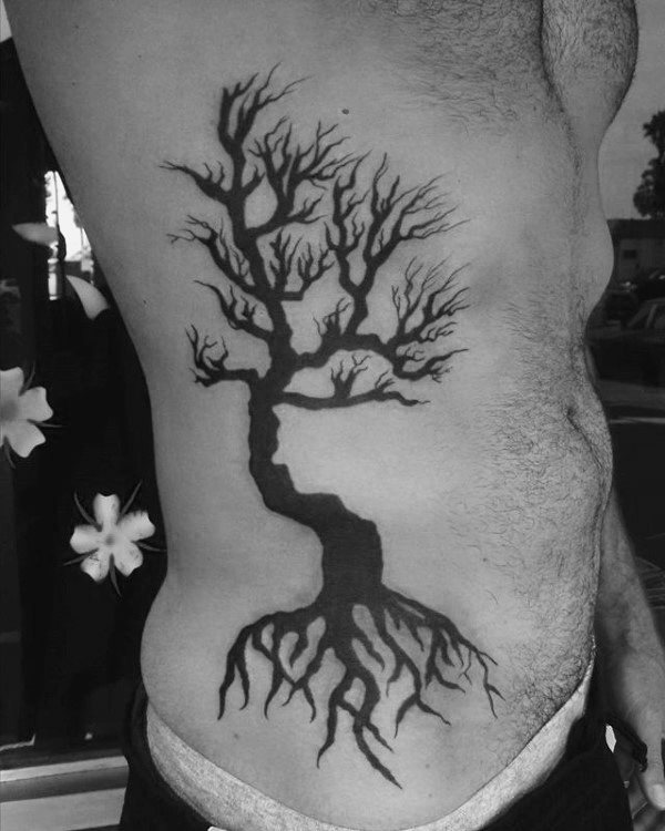 tatuaz korzenie drzew 35