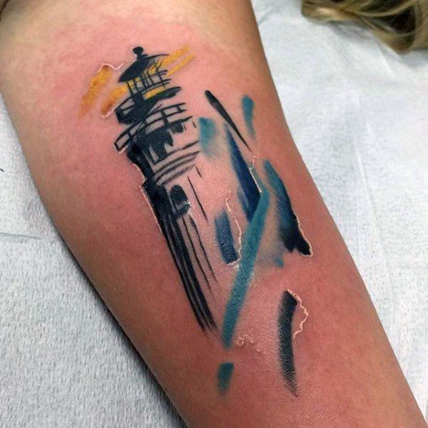 tatuaz latarnia morska 123