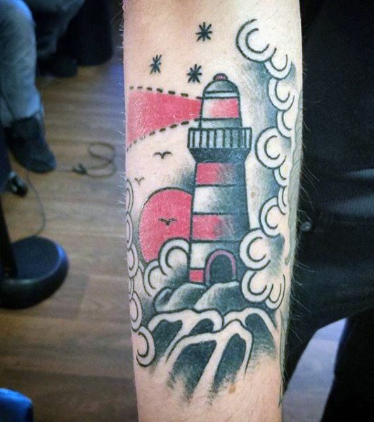 tatuaz latarnia morska 127