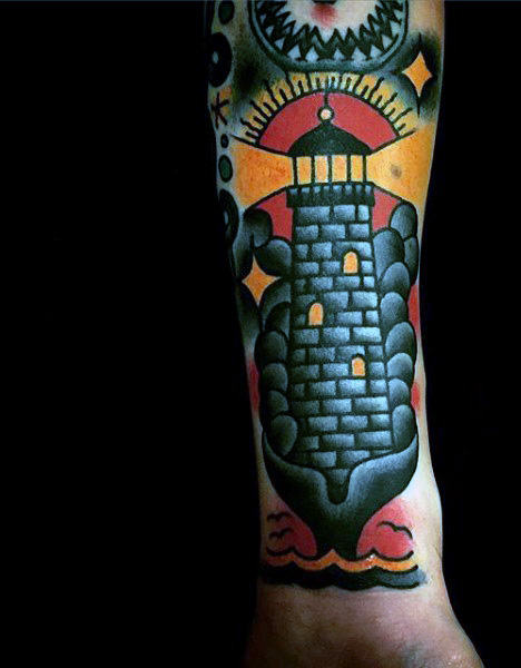tatuaz latarnia morska 151