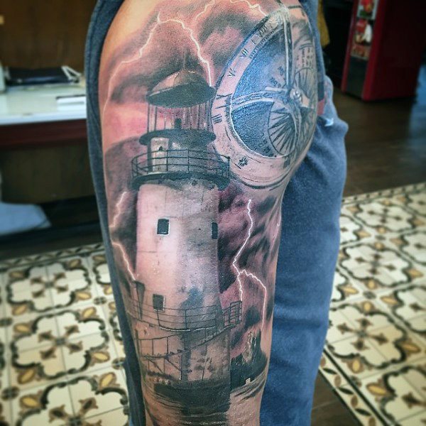 tatuaz latarnia morska 183